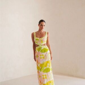 Sabo Skirt Floral Print Maxi Dress
